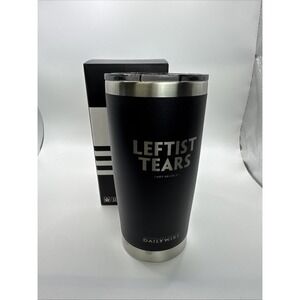 The Daily Wire Leftist Tears Hot Cold Tumbler Cup 20oz Insulated Stainless Steel